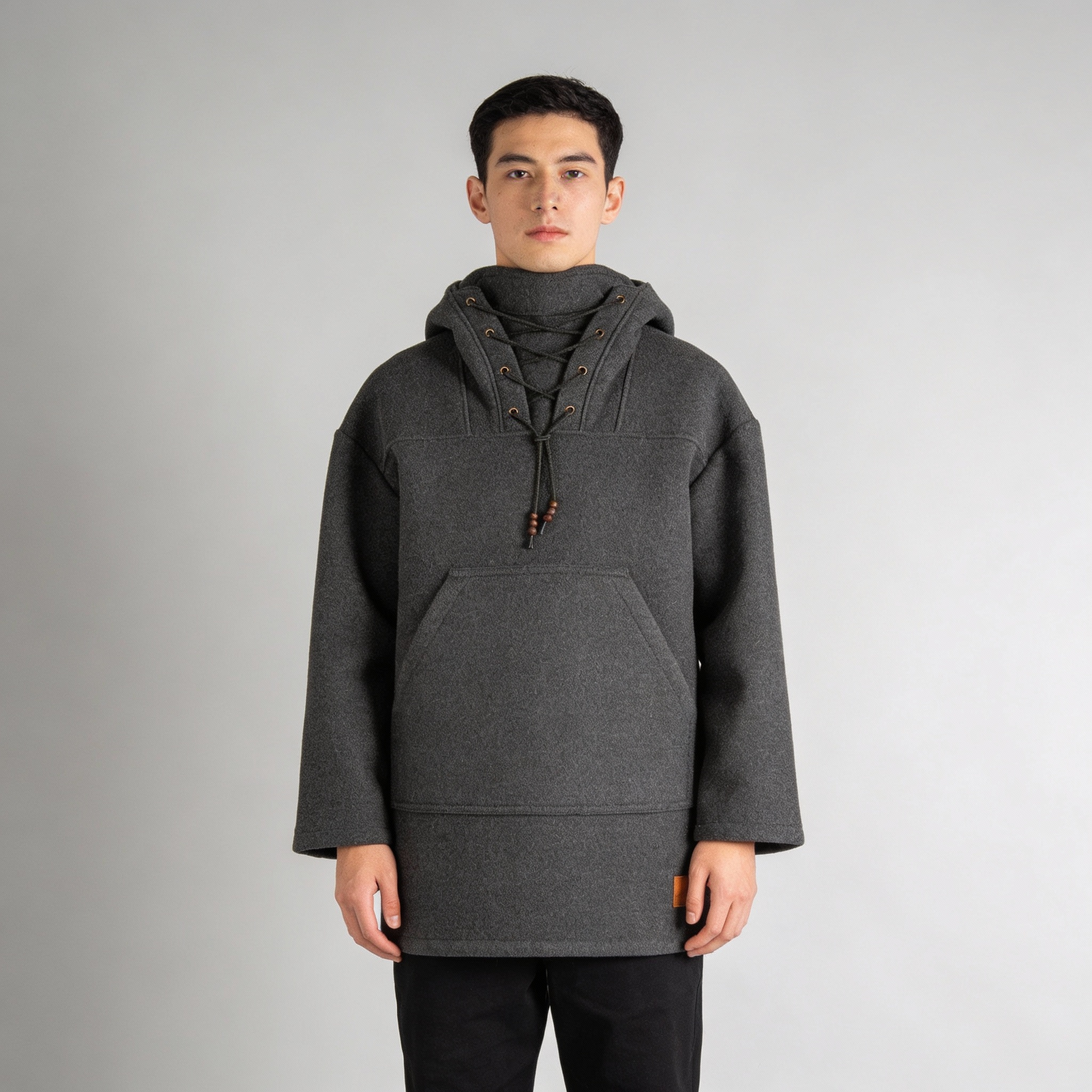 Junips | Boreal Windrak Woolanorak Jacket | 650g/m² Heavyweight Wool | 28-Micron Wind-Resistant Outerwear | Technical Hunting & Expedition Smock