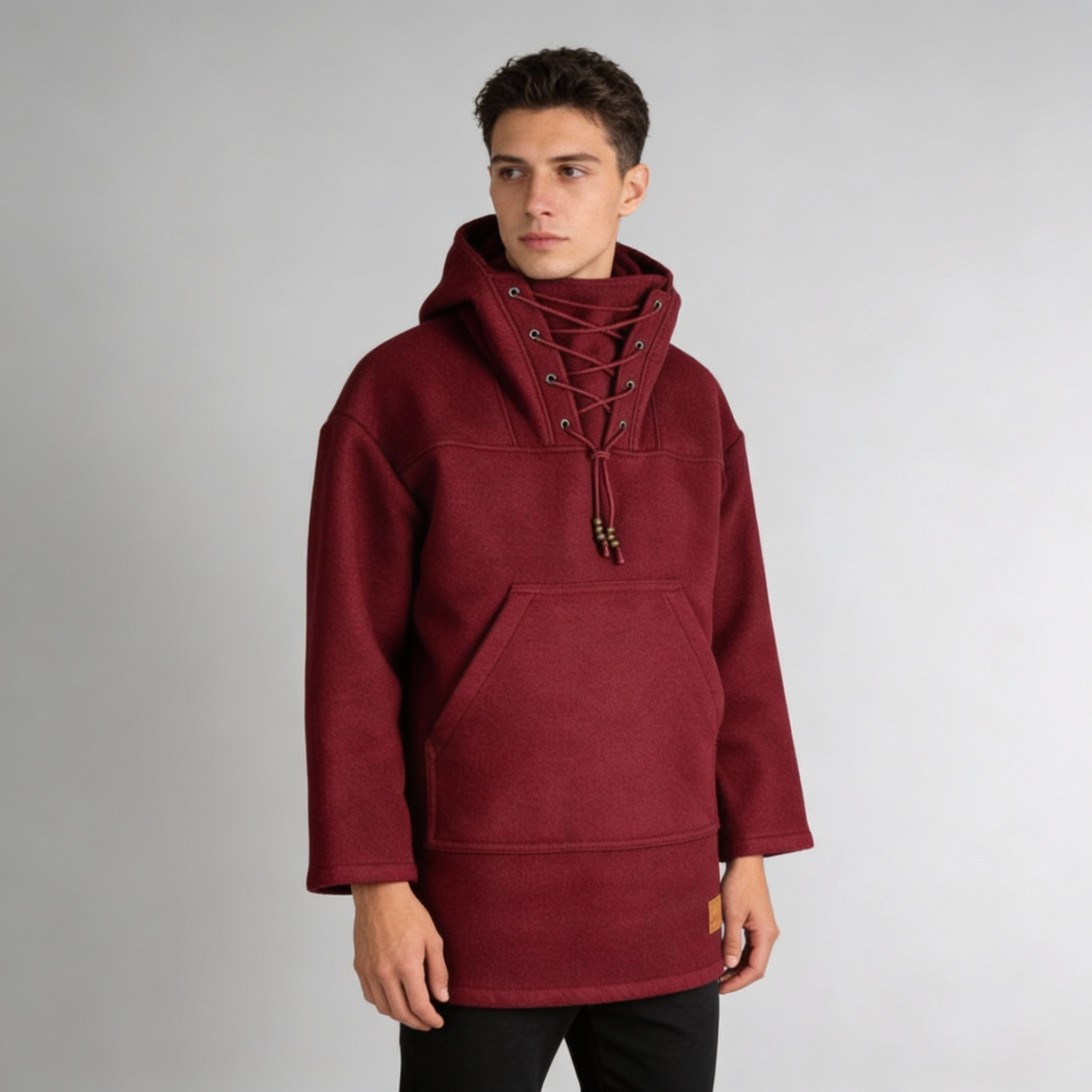 Junips | Boreal Windrak Woolanorak Jacket | 650g/m² Heavyweight Wool | 28-Micron Wind-Resistant Outerwear | Technical Hunting & Expedition Smock