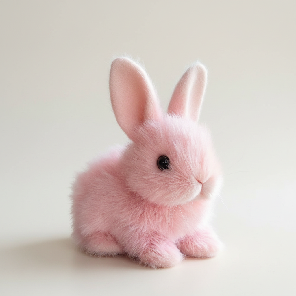 Junips | BunnyLoom Interactive Plush | Motorized Kinetic Hopping Mechanism | Hypoallergenic Synthetic Fiber Chassis | Battery-Operated Sensory Toy (AA) | 22cm High-Density Electronic Plush