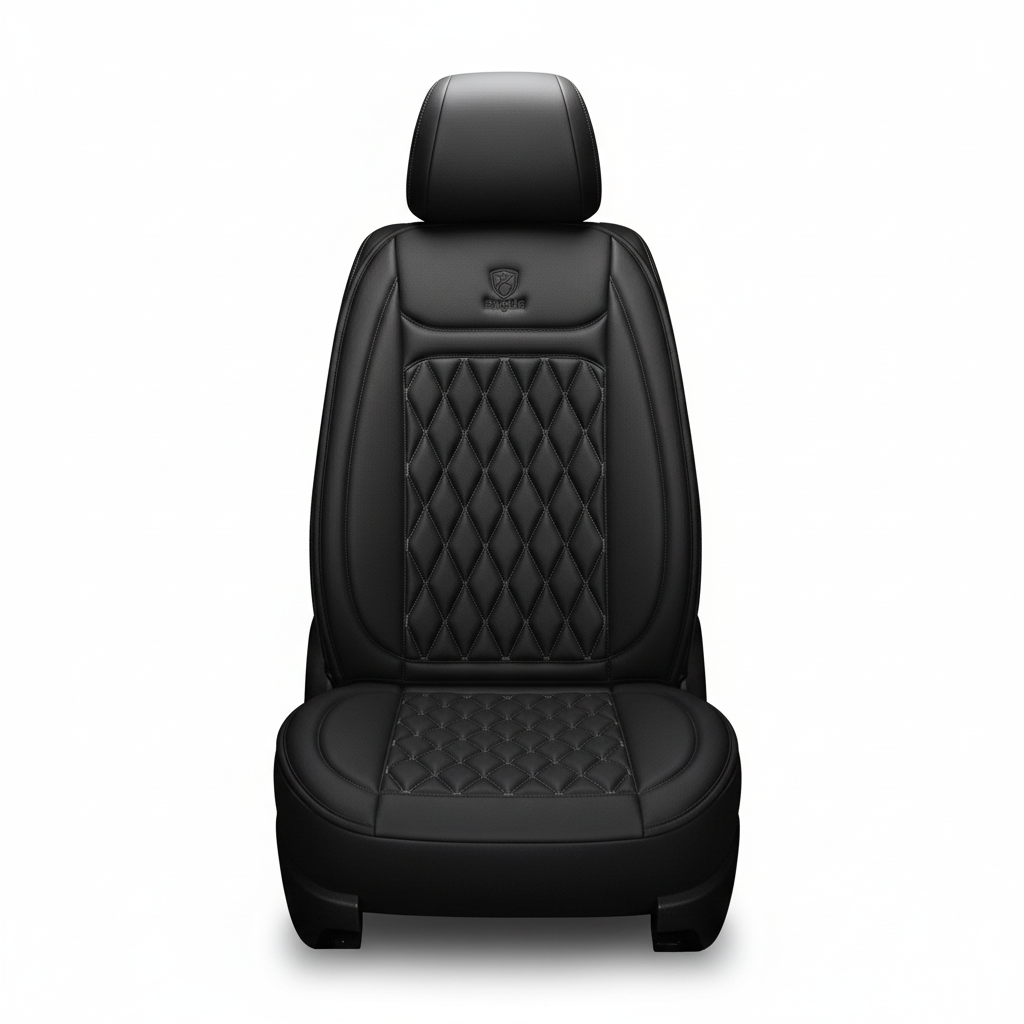 Junips | Heated Car Seat Cover | 30°C–65°C Digital Temperature Regulation | 12V/24V Dual-Voltage Input | Integrated Overheat Protection Circuitry | Reinforced High-Density Cotton Textile
