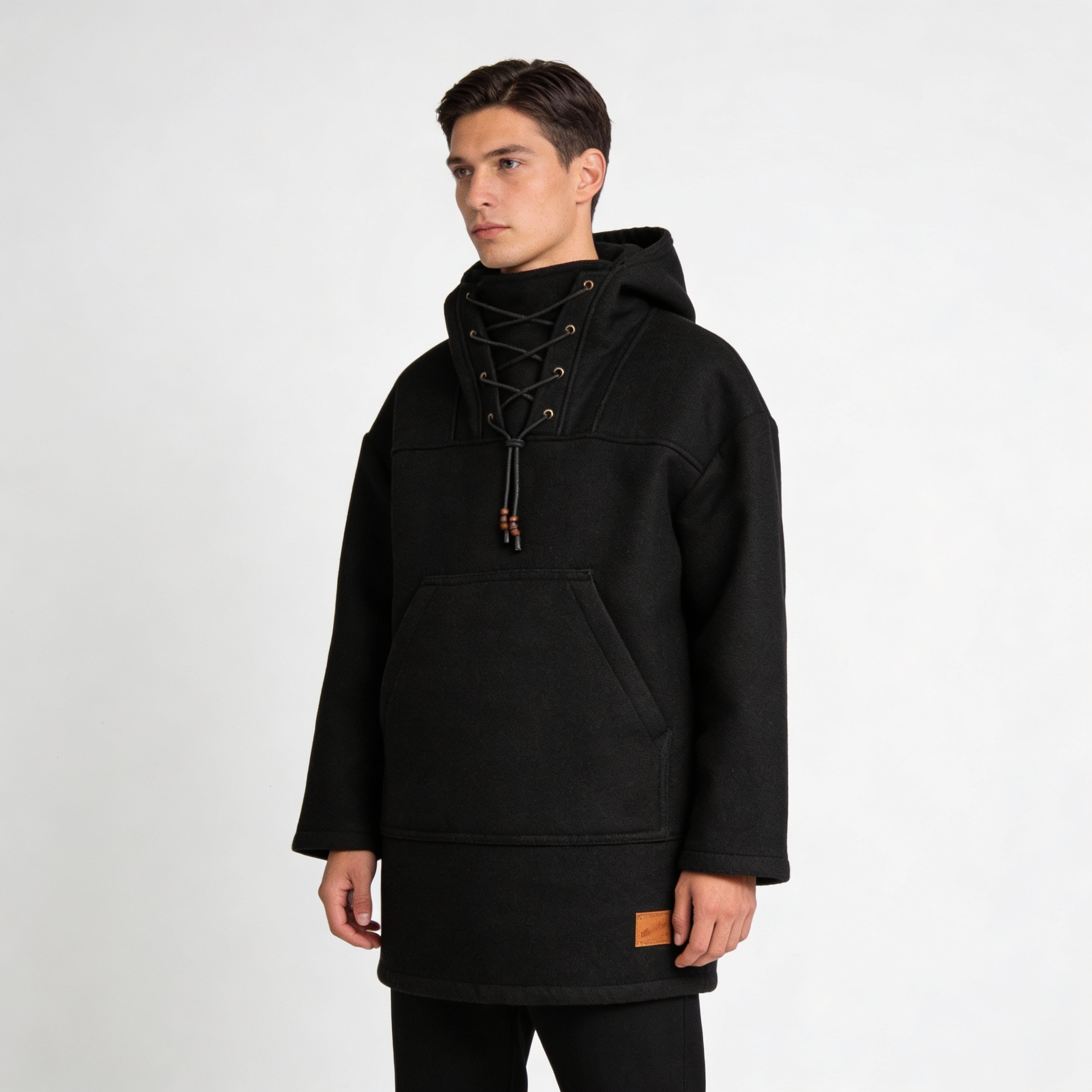 Junips | Boreal Windrak Woolanorak Jacket | 650g/m² Heavyweight Wool | 28-Micron Wind-Resistant Outerwear | Technical Hunting & Expedition Smock