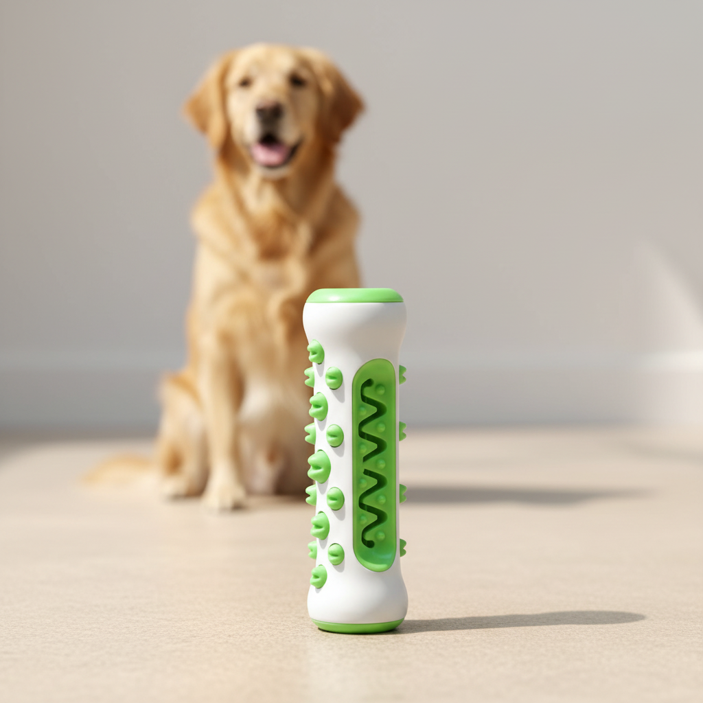 Junips | ZenDog Calming Dog Toy | Lavender & Chamomile Infused | Non-Toxic High-Durability Polymer | Anxiety-Reduction Sensory Hardware | Pliable Tactile Surface