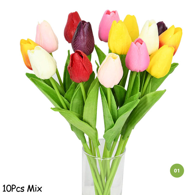 Junips | Fashion Tulip Artificial Flowers For maintenance-free creative home decor Floral Displays For living room dining room Nordic Home Decoration