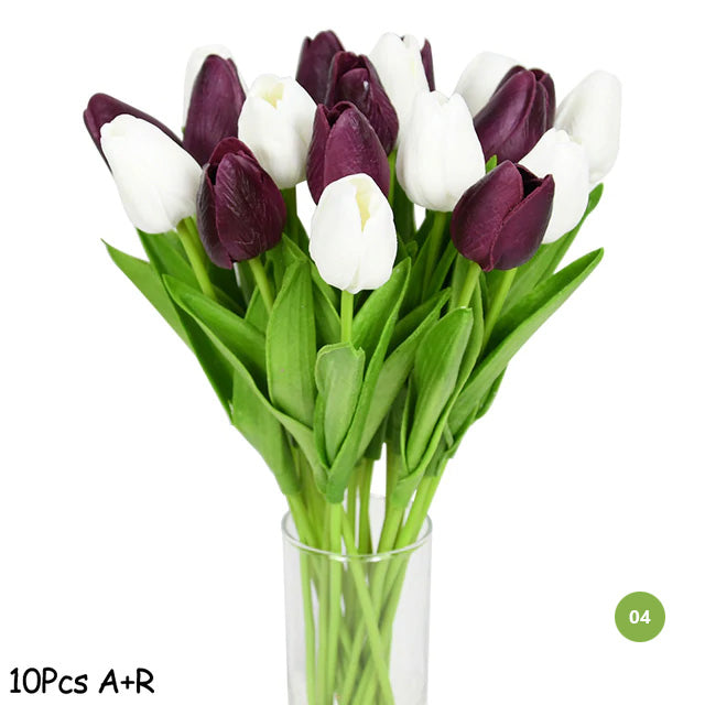Junips | Fashion Tulip Artificial Flowers For maintenance-free creative home decor Floral Displays For living room dining room Nordic Home Decoration