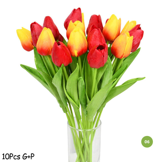 Junips | Fashion Tulip Artificial Flowers For maintenance-free creative home decor Floral Displays For living room dining room Nordic Home Decoration