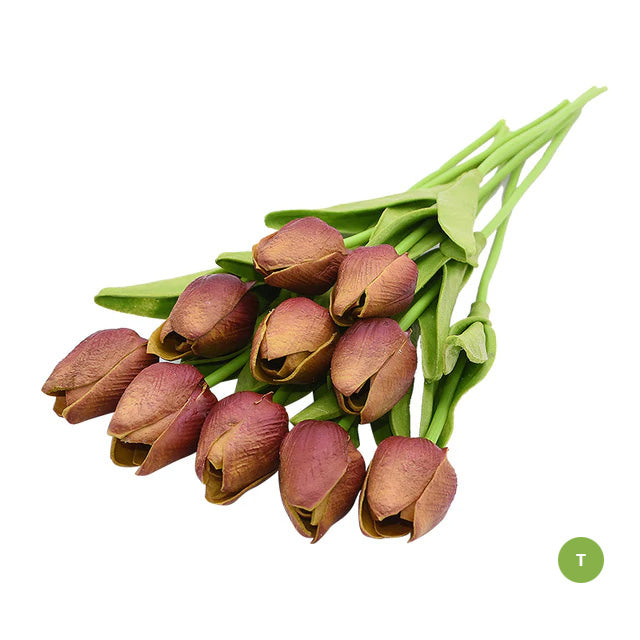 Junips | Fashion Tulip Artificial Flowers For maintenance-free creative home decor Floral Displays For living room dining room Nordic Home Decoration