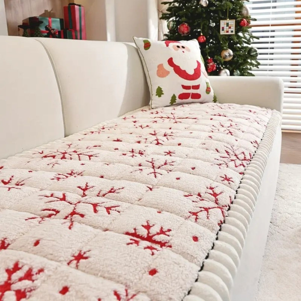 Junips | Festive Holiday Winter Sofa Cover