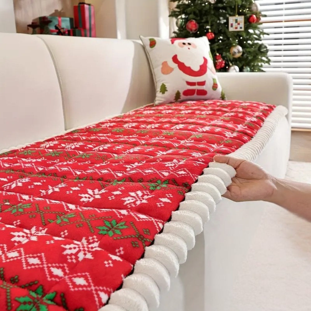 Junips | Festive Holiday Winter Sofa Cover