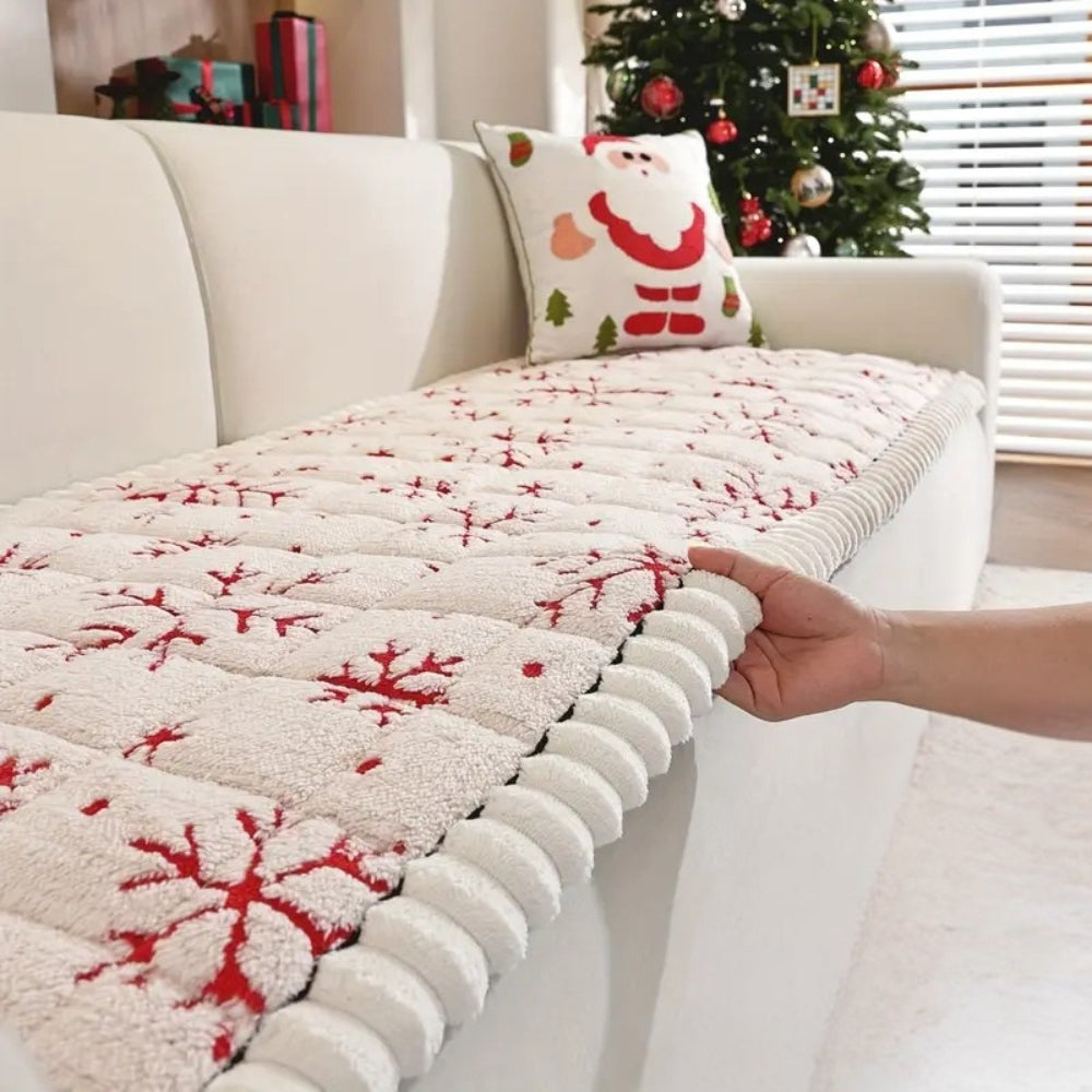 Junips | Festive Holiday Winter Sofa Cover
