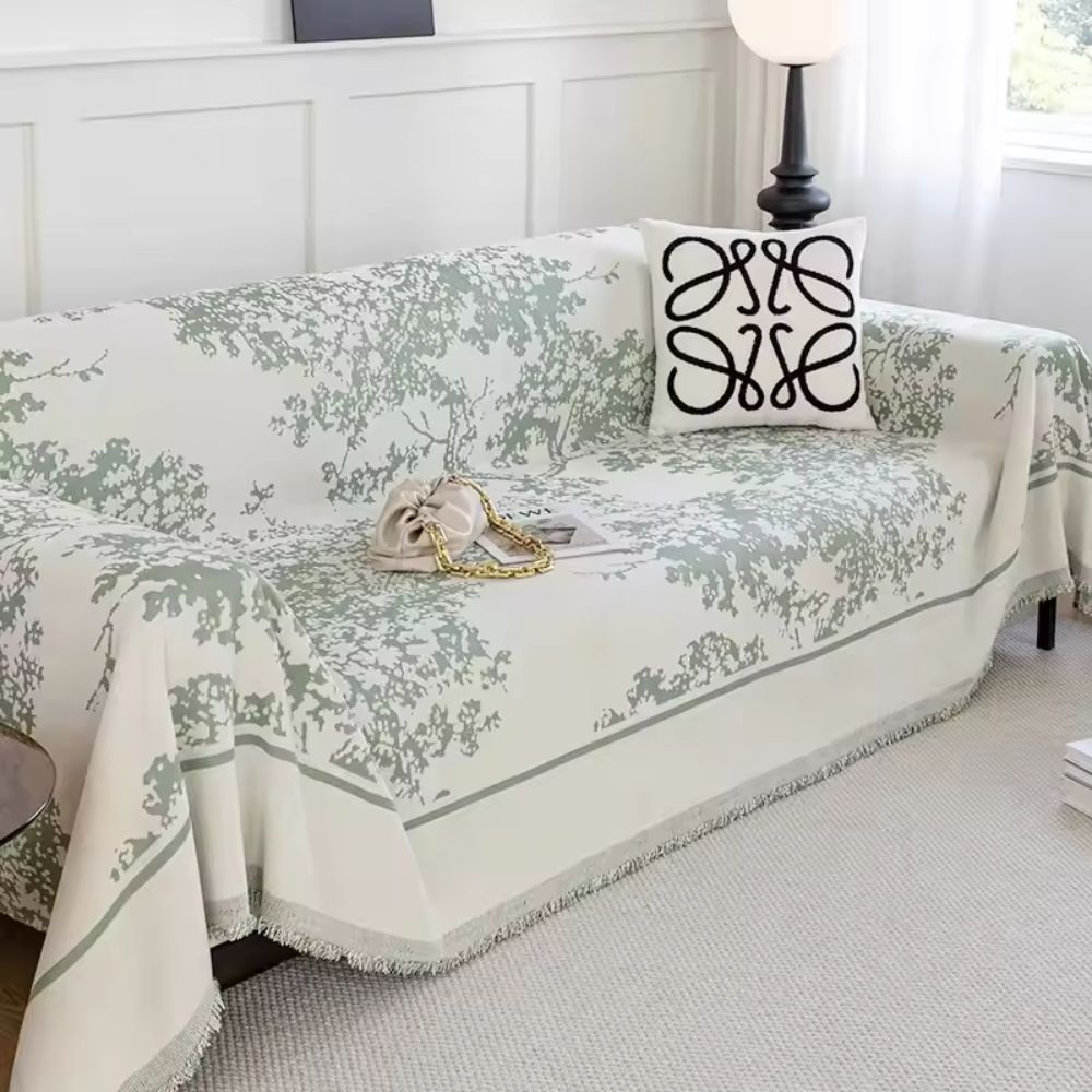 Junips | Chenille Flowerfield Sofa Cover