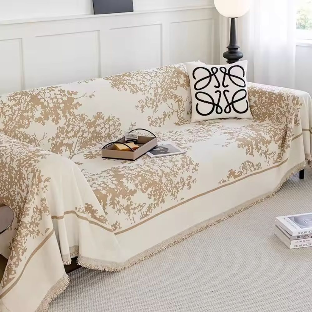 Junips | Chenille Flowerfield Sofa Cover