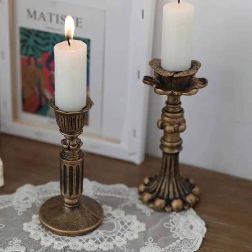 Junips | AuricGlow – Rustic Candle Holder with Elegant Luxury for a Timeless Look