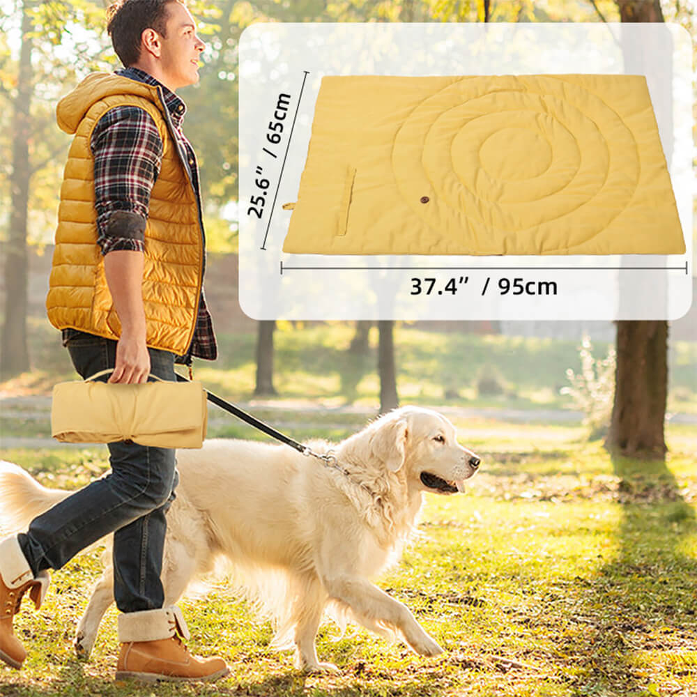 Junips | Folding Waterproof Portable Dog Car Seat Mat Dog Camping Mat