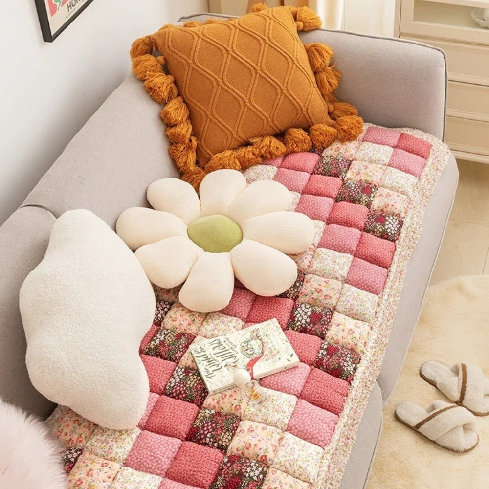 Junips | Colorful Retro Pastoral Style Sofa Cover