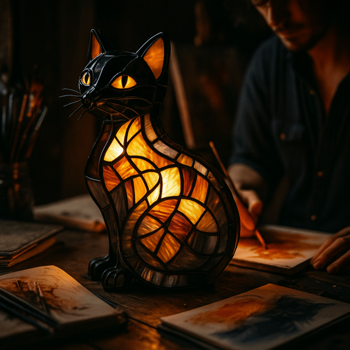 Junips | Playful LED Cat Night Light with Soft Ambient Glow