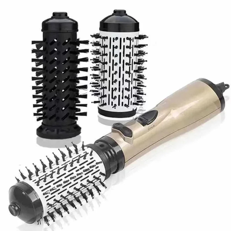 Junips | 3-in-1 Rotating Hair Dryer and Styler with Adjustable Temperature for Effortless Curls and Waves