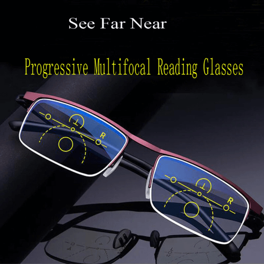 Junips | German Progressive Glasses | Multi-Focus, Photochromic & Blue Light Protection