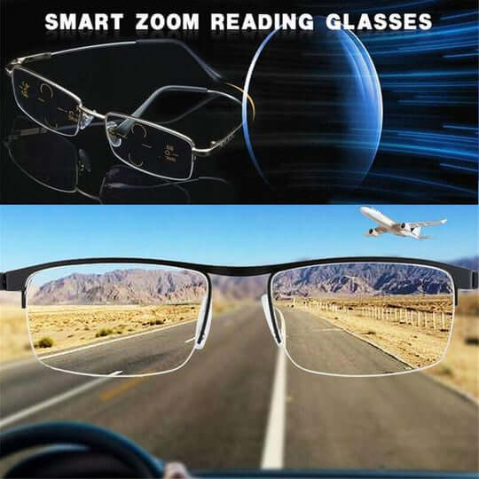 Junips | German Progressive Glasses | Multi-Focus, Photochromic & Blue Light Protection