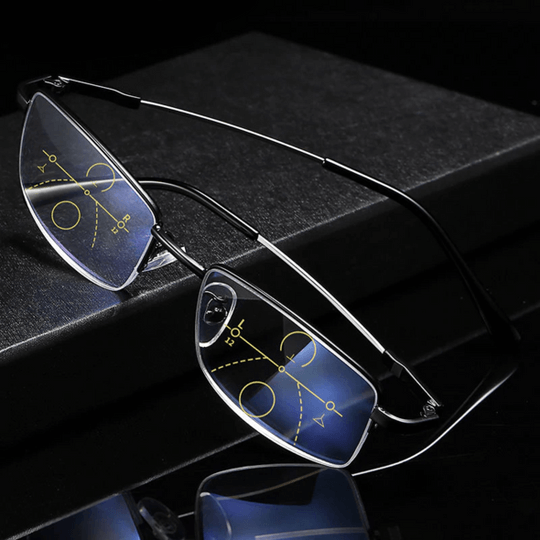 Junips | German Progressive Glasses | Multi-Focus, Photochromic & Blue Light Protection