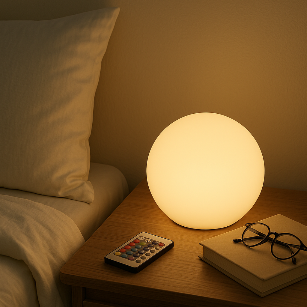 Junips | Modern, colorful table lamp without a cable