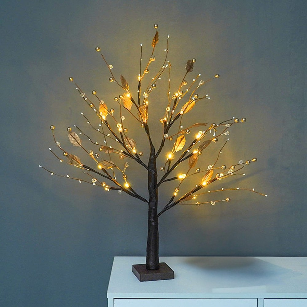 Junips | LED Light Tree Rustic PVC Table Lamp