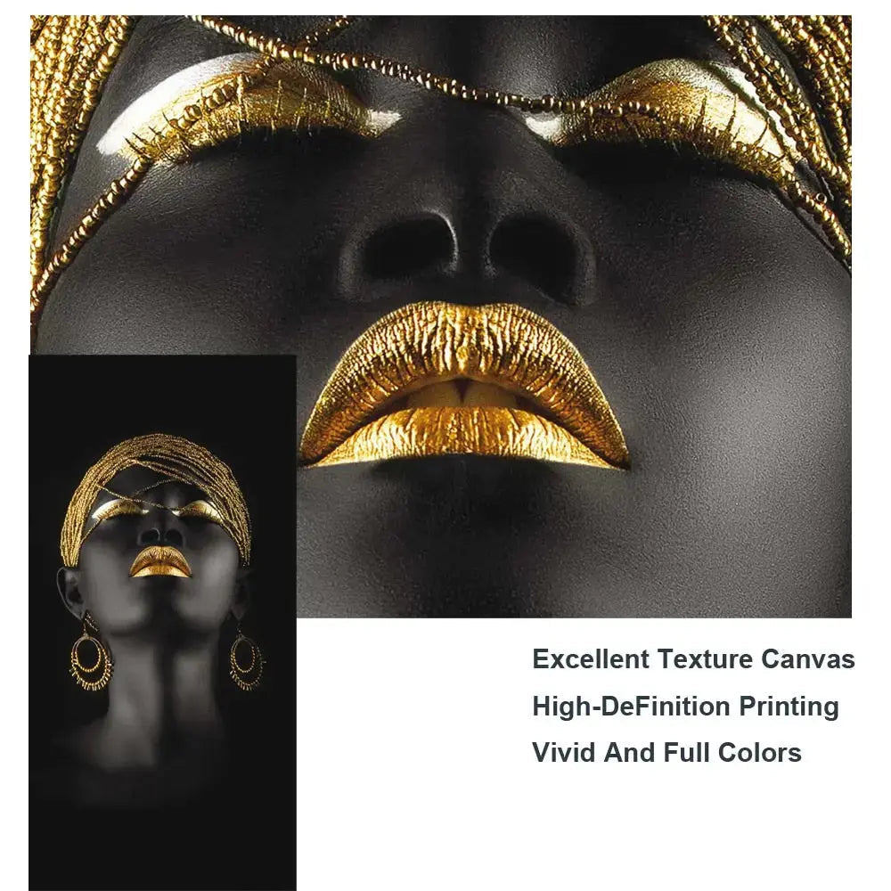 Junips | Golden Lady canvas art