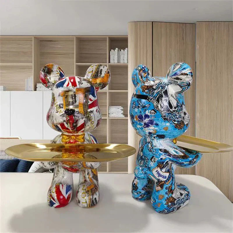 Junips | Graffiti Bear Figure Key Storage