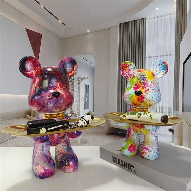 Junips | Graffiti Bear Figure Key Storage