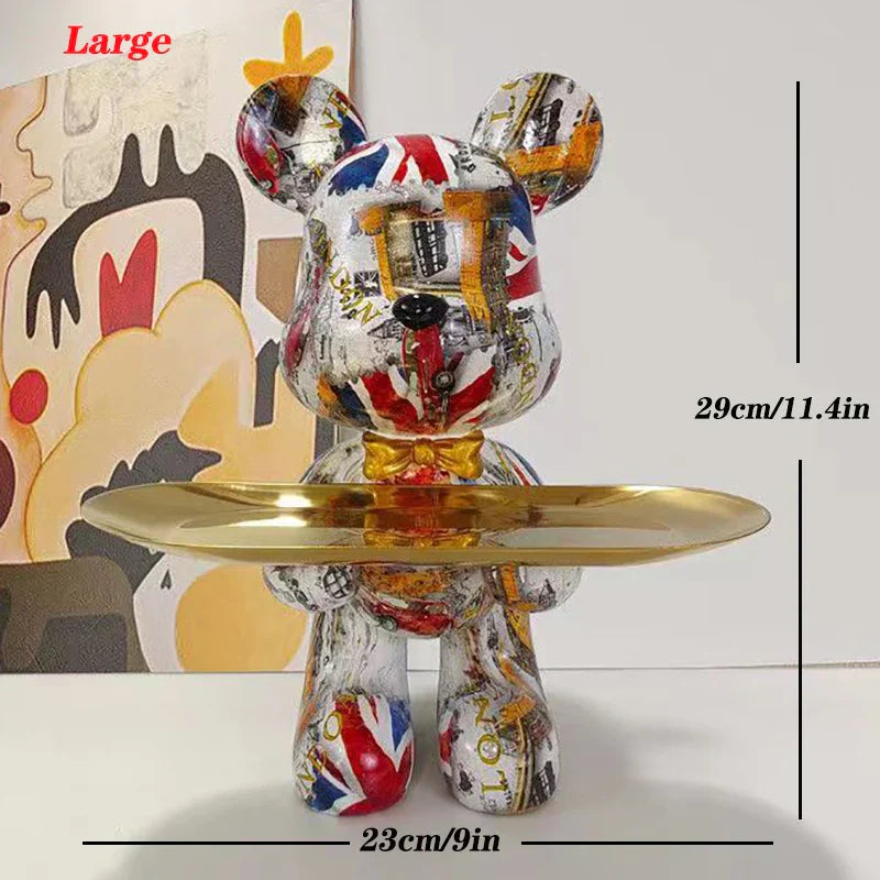 Junips | Graffiti Bear Figure Key Storage