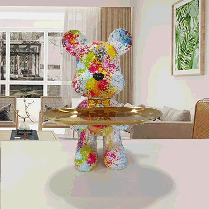 Junips | Graffiti Bear Figure Key Storage
