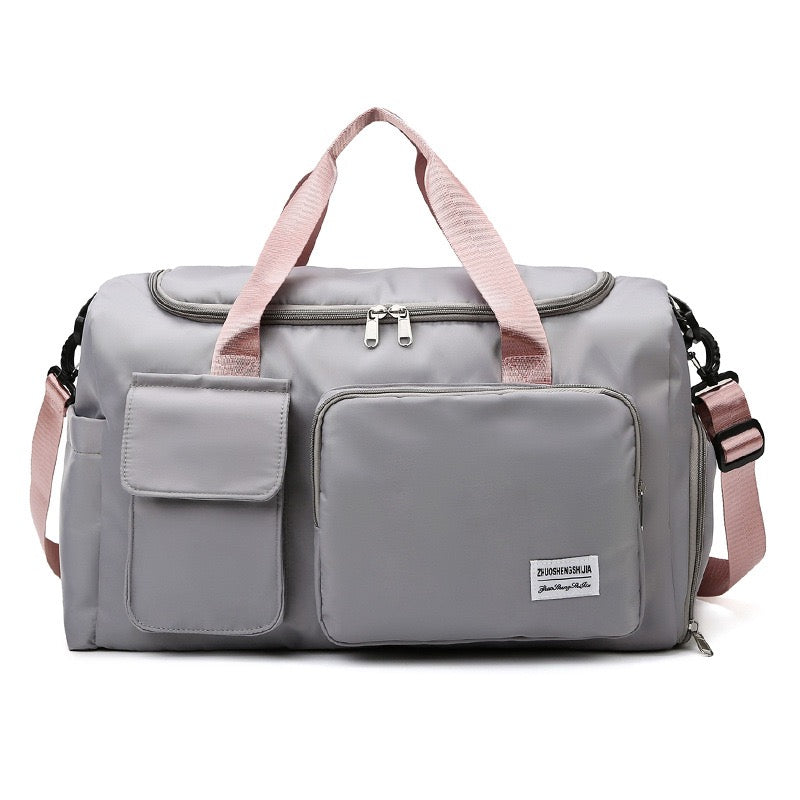 Junips | Multi-Pocket Travel Bag, Sports and Gym Duffle with Separate Shoe Compartment