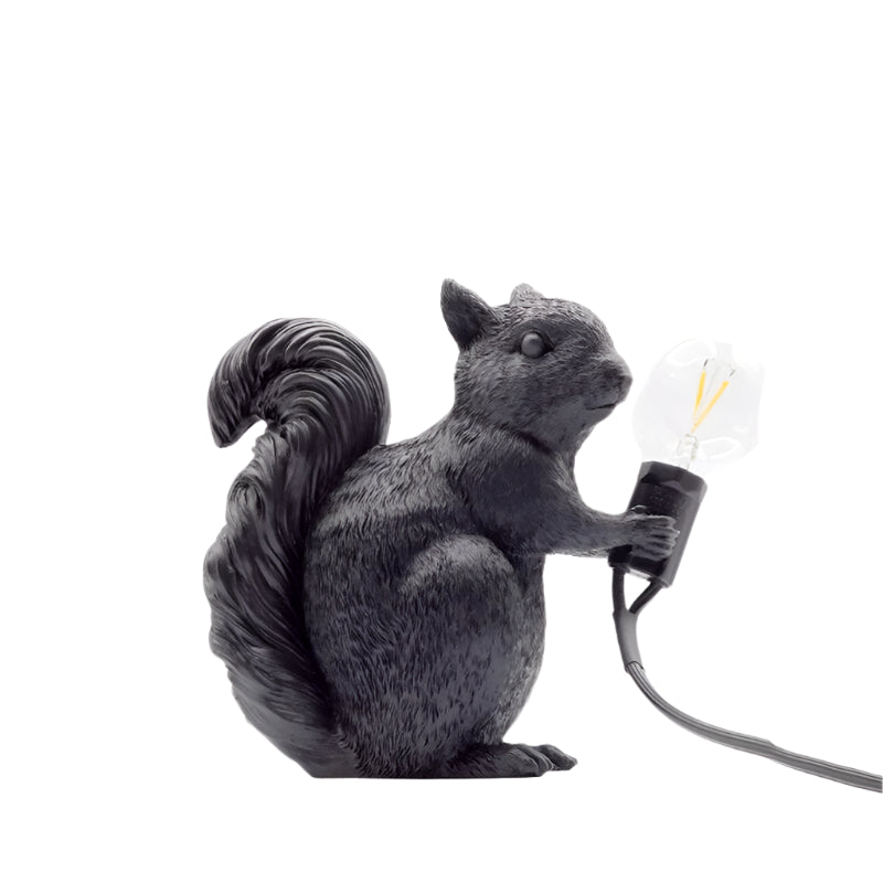 Junips | Table lamp squirrel resin LED animal light