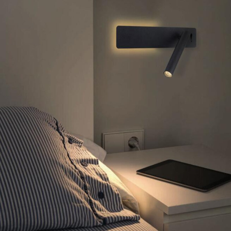 Junips | Rotatable LED Reading Wall Light for the Bed
