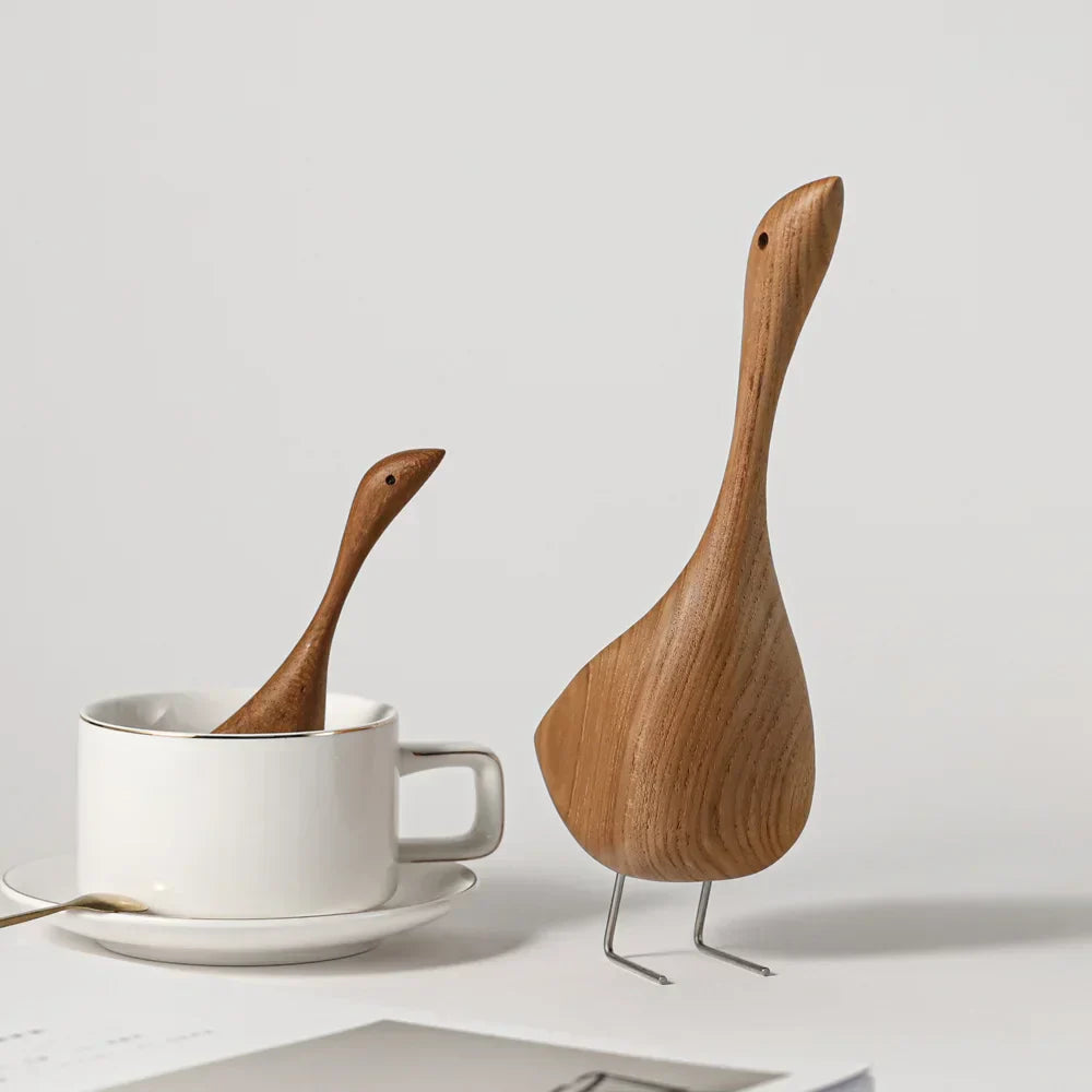 Junips | Nordic Wood Goose Figures