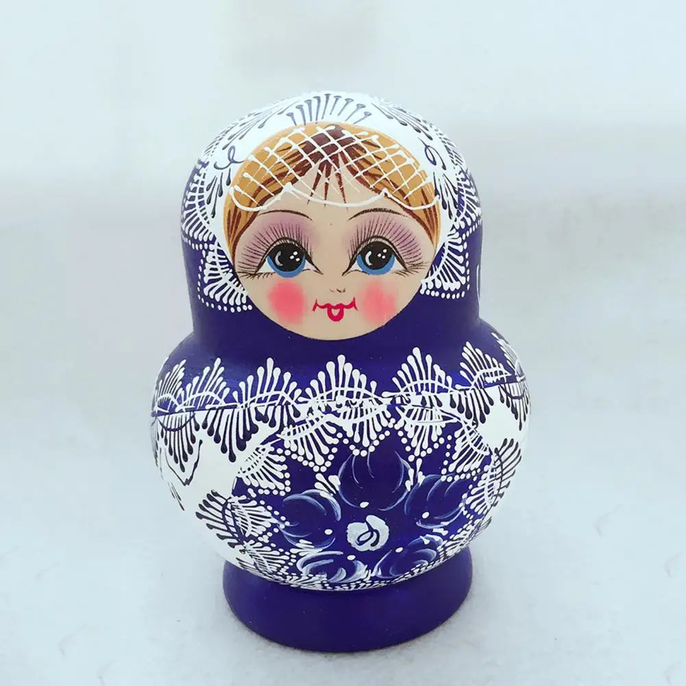 Junips | 10 pieces/set wooden Russian matryoshka dolls