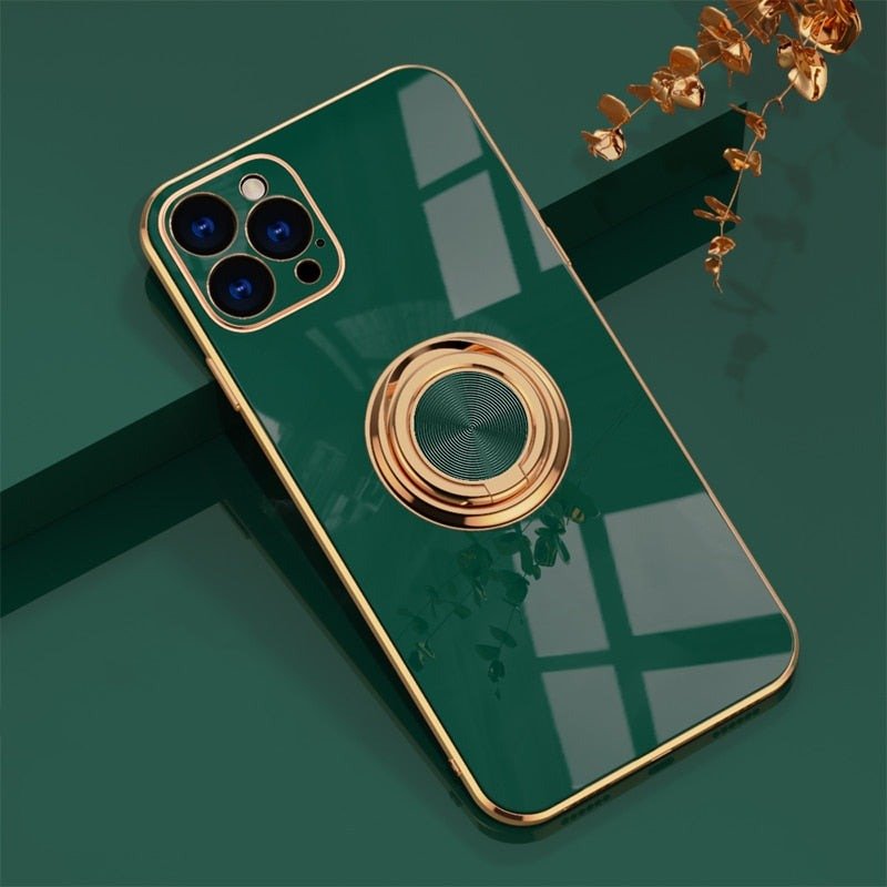 Junips | iPhone Case with Metal Stand Ring
