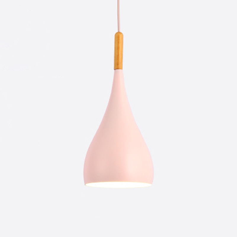 Junips | Talon - Modern Drop-Shaped Wooden Pendant Light Scandinavian Ceiling Light