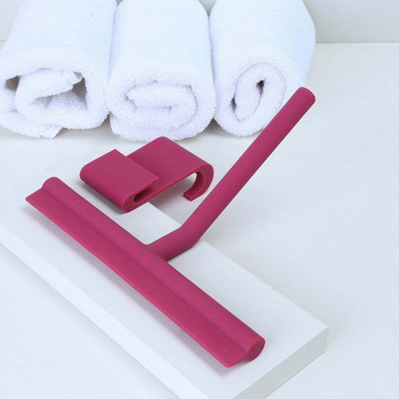 Junips | Retro Silicone Wiper for the Shower with Storage Holder