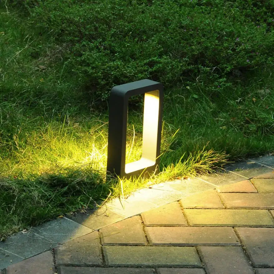 Junips | 15W LED garden light: aluminum post lamp for outdoor courtyard, villa landscape lighting