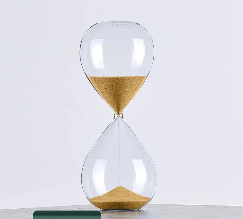 Junips | Glass Sand Timer | Stylish Decoration with 5/10/30/60 Minutes Indication