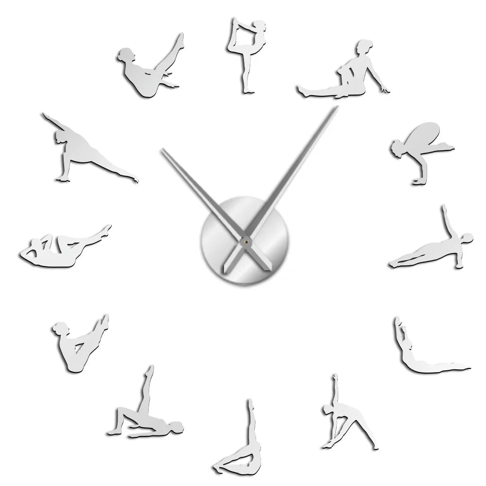 Junips | Pilates Poses DIY Wall Clock