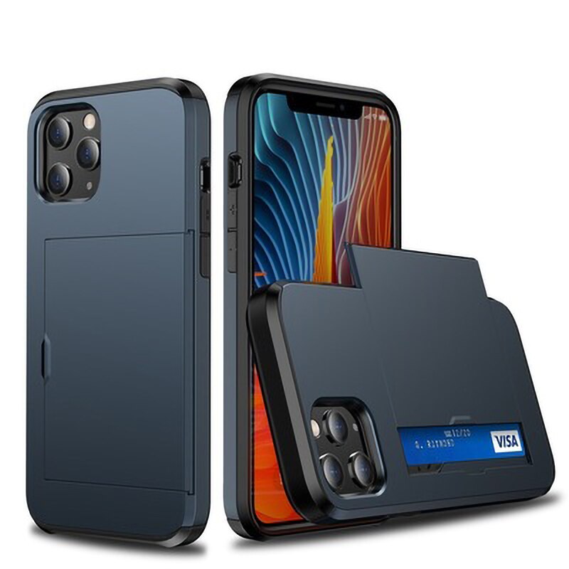 Junips | Business Armor Slide Wallet iPhone Case
