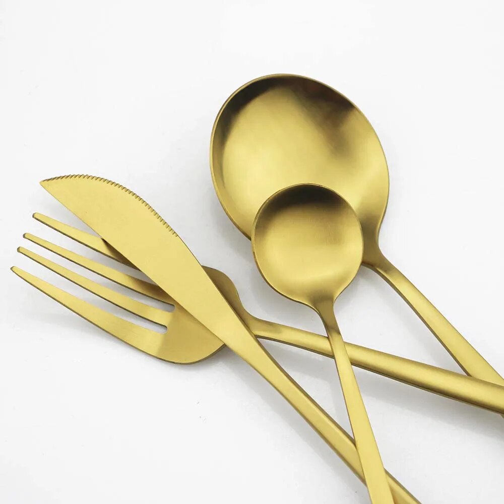 Junips | High-Quality Stainless Steel Cutlery Set for 6 People - Elegant Cutlery Collection