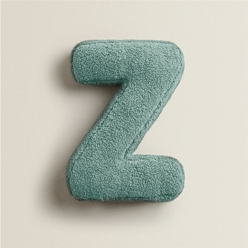 Junips | Alphabet Letter Fleece Pillow
