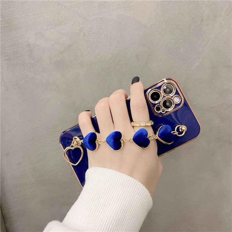 Junips | Precious Metal Heart iPhone Case