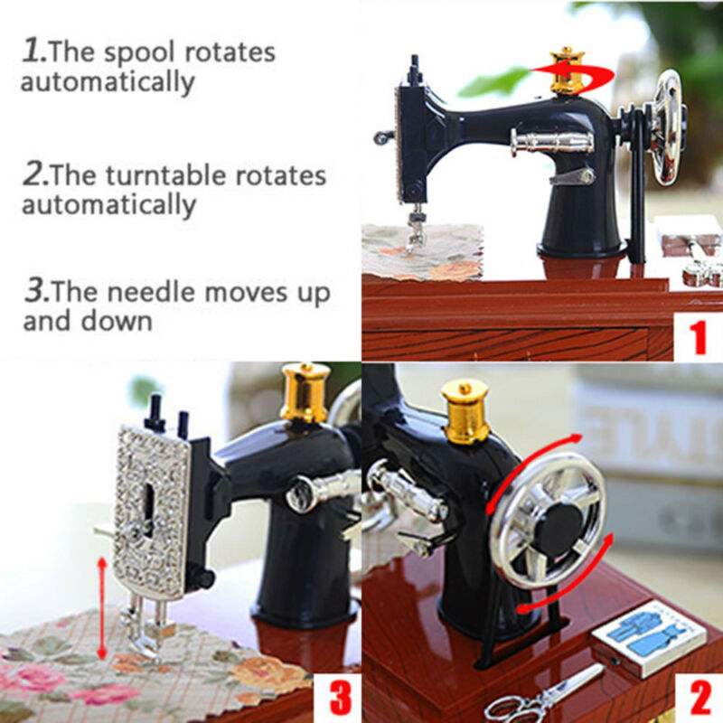 Junips | Mini Craft Retro Sewing Machine Decor
