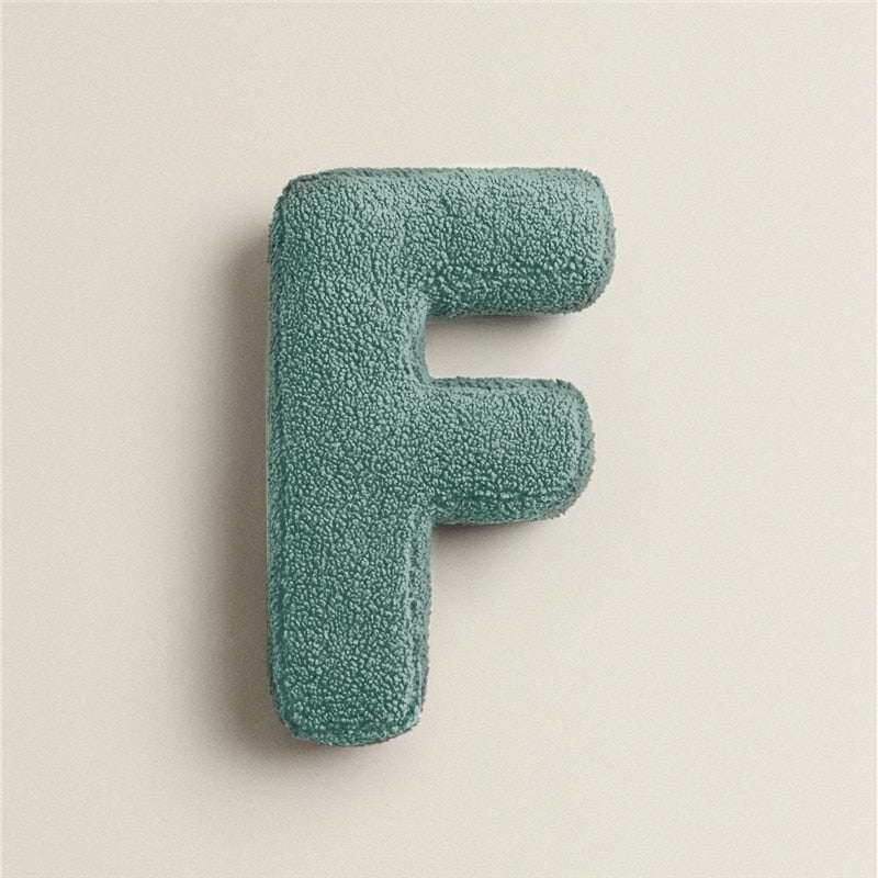 Junips | PlushLetter Pillow - Soft Letter Pillow for Bedroom and Children's Room