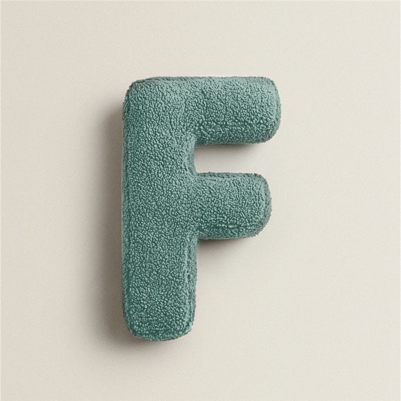 Junips | Alphabet Letter Fleece Pillow