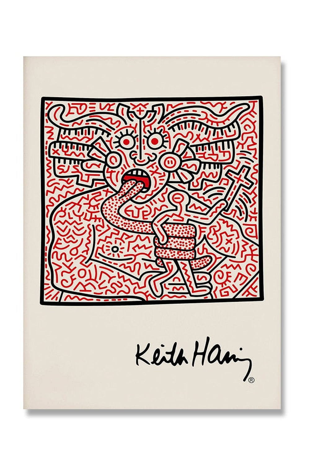 Junips | Keith Haring Inspired Canvas Art