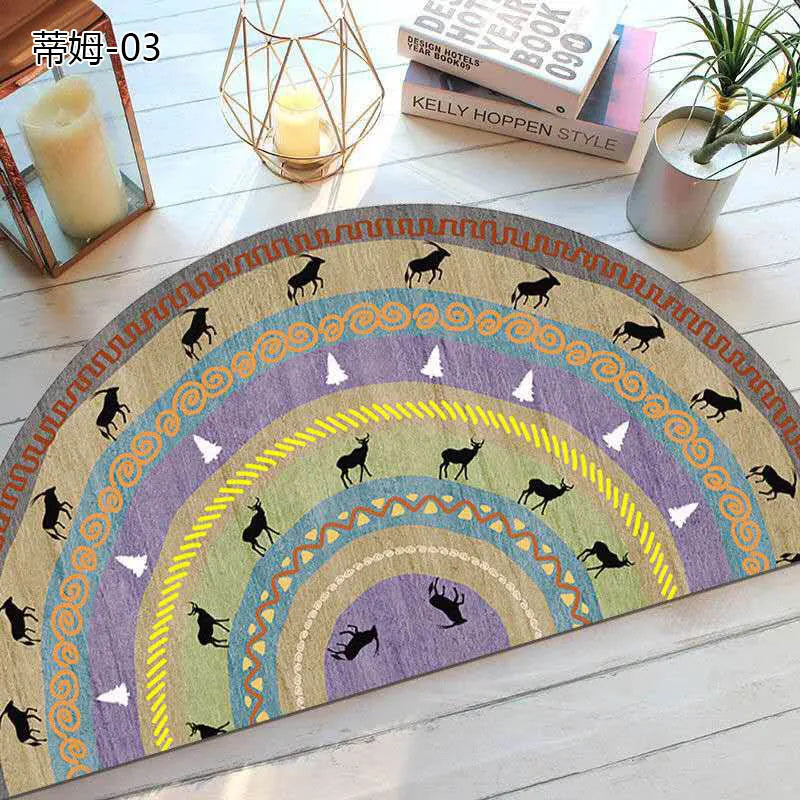 Junips | Bohemian non-slip semicircular doormat